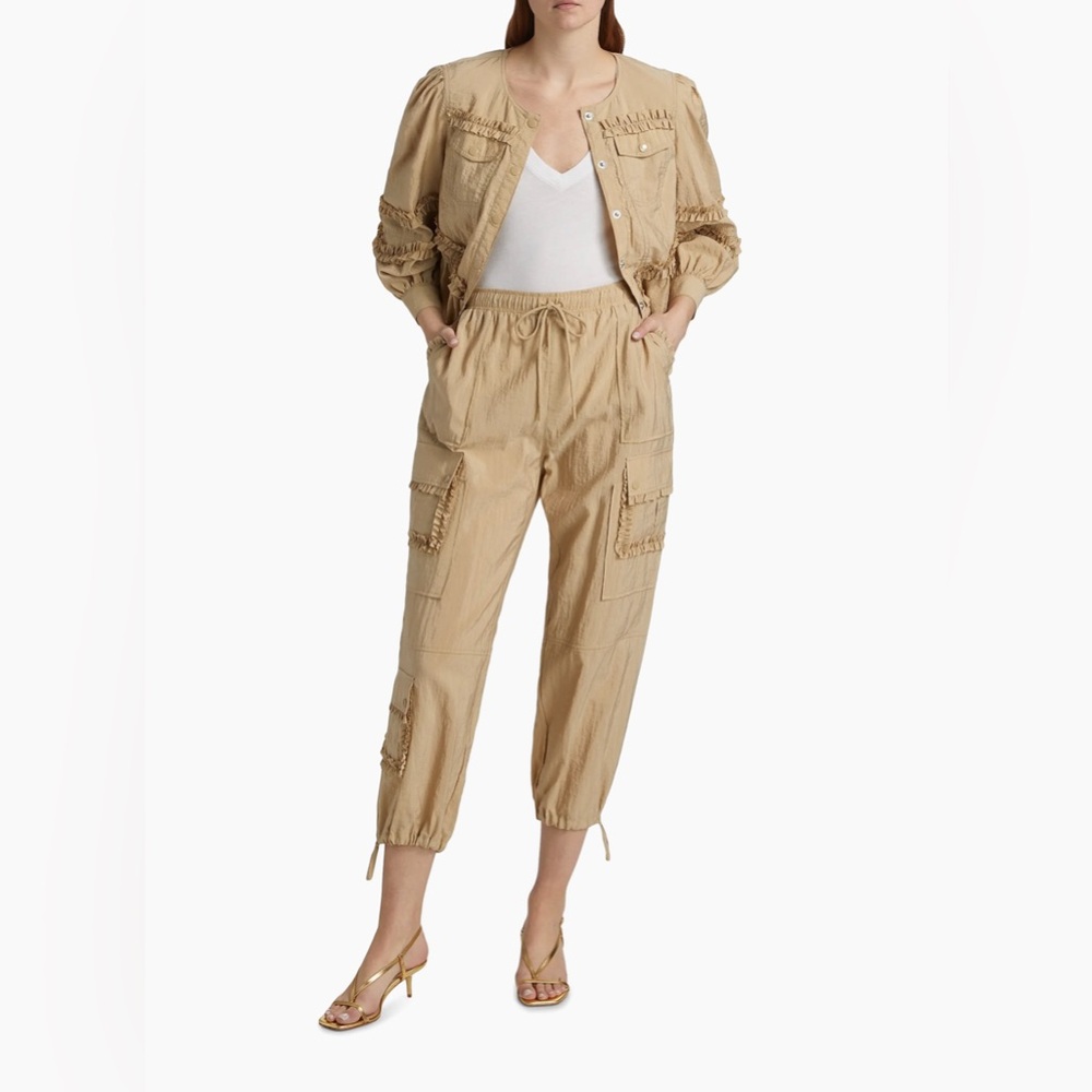Cinq à Sept Ruffle Nitsan Parachute Pants